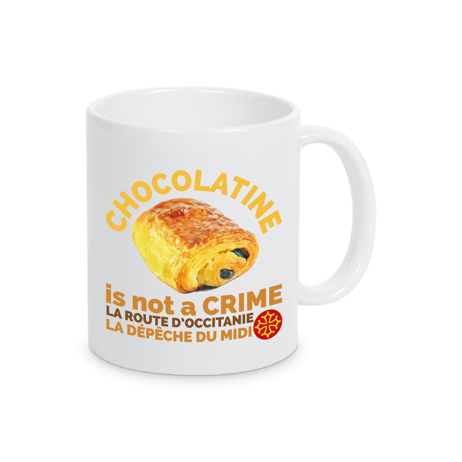 Mug La Route d'Occitanie La Dépêche du Midi " La Copa Chocolatine"