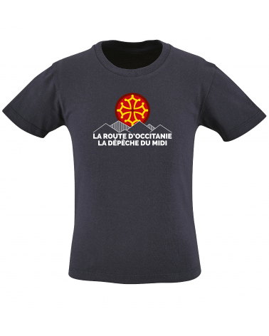T-shirt La Route d'Occitanie La Dépêche du Midi " Grimpeur " Enfant