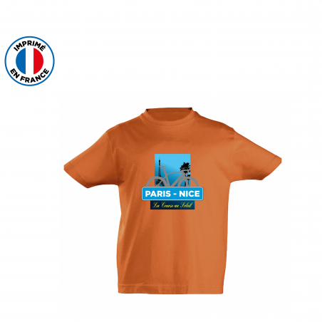 T-shirt Paris Nice Course Enfant