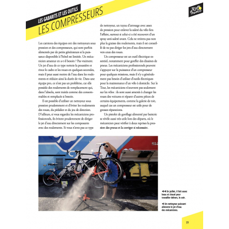 Livre Le Tour de France " Cyclosport - Entretenez Votre Vélo Comme Un Pro"