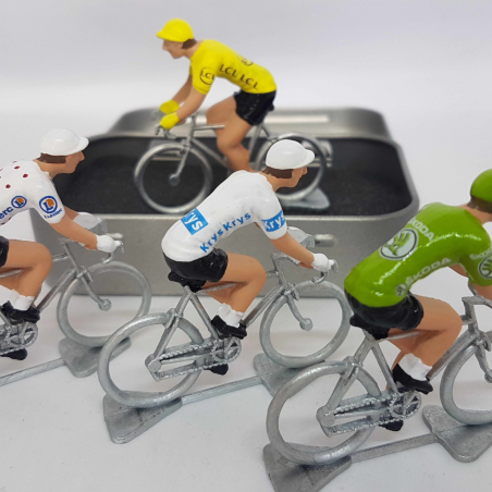 Figurine Cycliste Tour de France Maillot Blanc