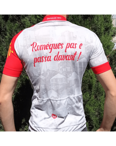 Maillot Cyclisme Mstina La Route d'Occitanie La Dépêche du Midi "Romègue Pas et Pasa Davant "