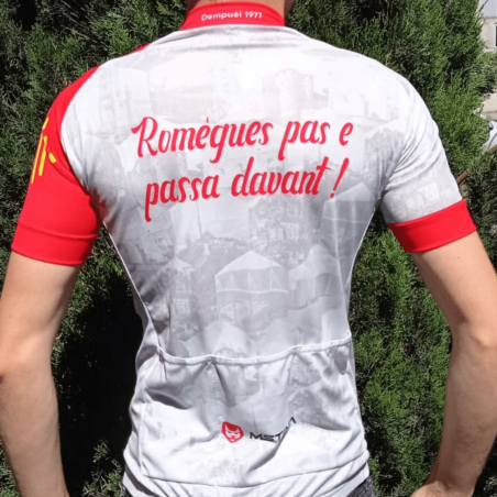 Maillot Cyclisme Mstina La Route d'Occitanie La Dépêche du Midi "Romègue Pas et Pasa Davant "