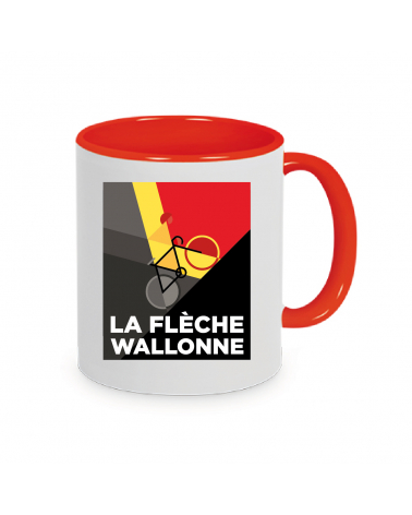 Mug Flèche Wallonne Plein Rouge