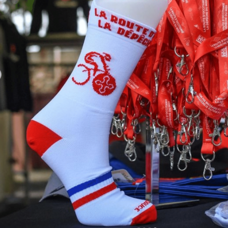 Chaussettes La Route d'Occitanie La dépêche du Midi "La Cauceta"
