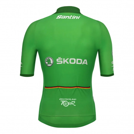 Jersey Full Zip Deutschland Tour Leader Green 2021