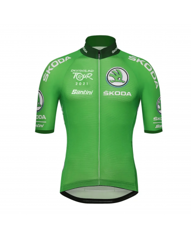 Jersey Full Zip Deutschland Tour Leader Green 2021