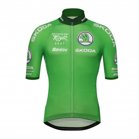 Jersey Full Zip Deutschland Tour Leader Green 2021