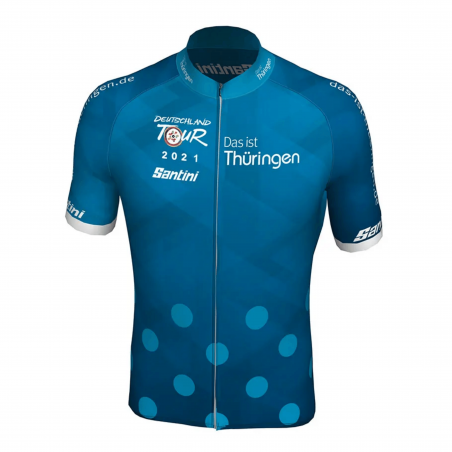 Jersey Full Zip Deutschland Tour Best Climber Blue 2021