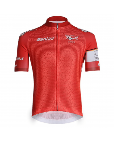Jersey Full Zip Deutschland Tour Leader Red 2021