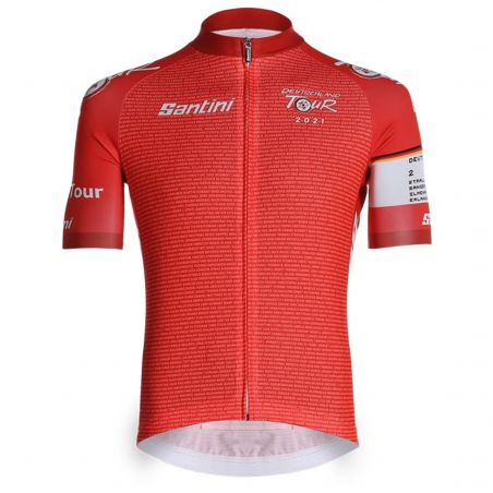 Jersey Full Zip Deutschland Tour Leader Red 2021