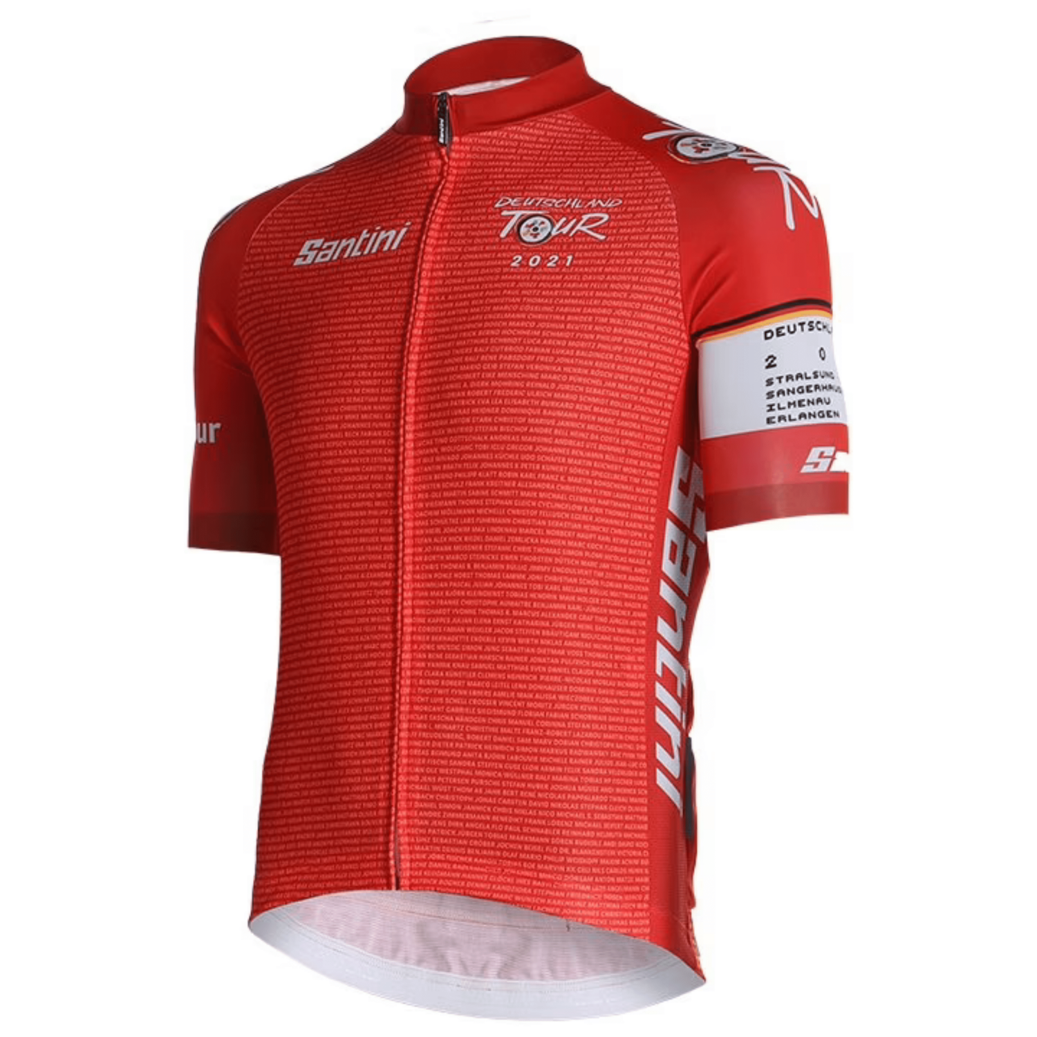 Jersey Full Zip Deutschland Tour Leader Red 2021