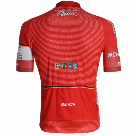 Jersey Full Zip Deutschland Tour Leader Red 2021