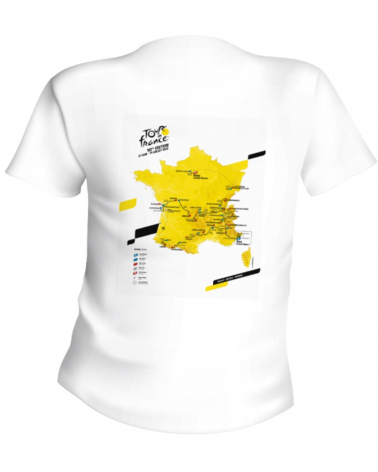 Tour de France 2020 Map Route T-shirt