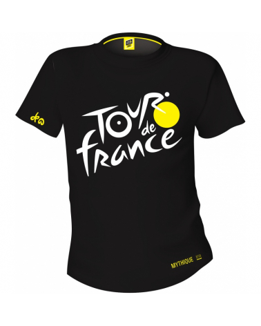 T-shirt Tour de France Logo Mythique Noir