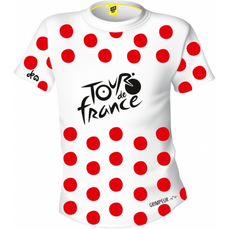 T-shirt Tour de France Logo Leader Grimpeur Pois