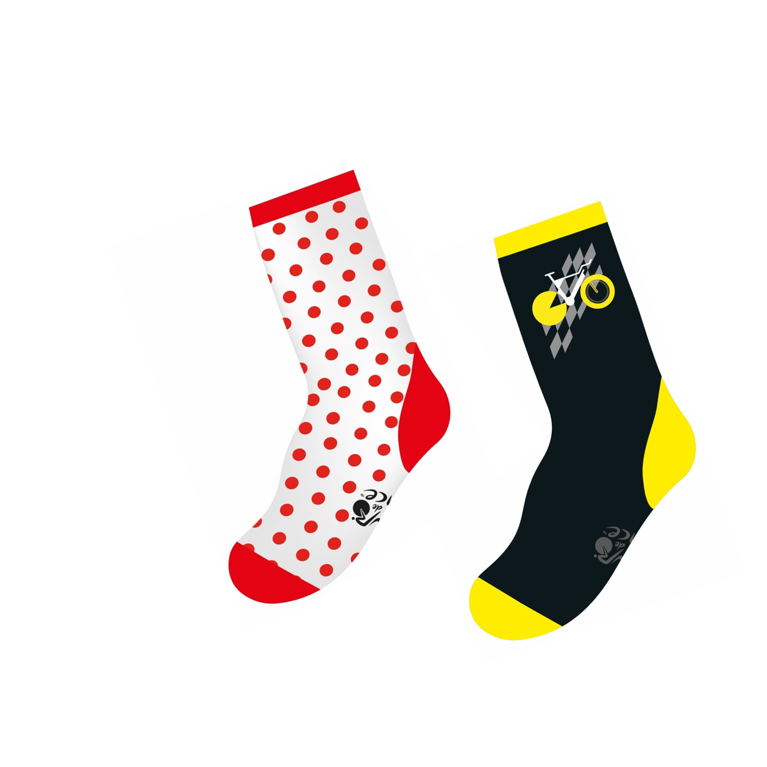 Chaussettes Tour de France Coffret de 2 Paires