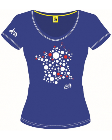 T-shirt Tour de France Graphique Bulle Femme