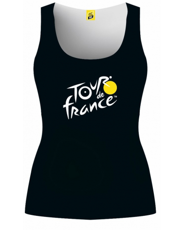 Tour de France Logo Woman Black Tank Top