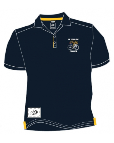 Tour de France Vélo Navy Polo