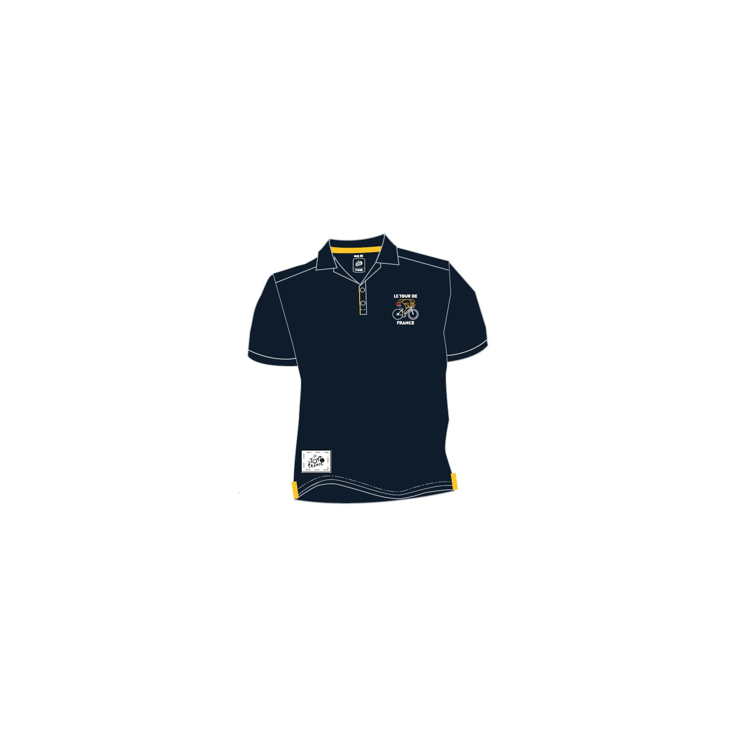 Tour de France Vélo Navy Polo