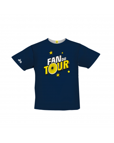 T-shirt Tour de France Graphique Fan du Tour Bleu Enfant