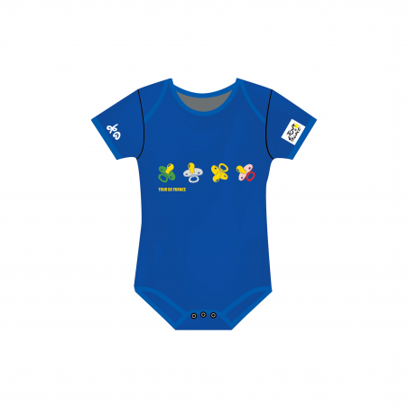 Body Tour de France Graphique Tétine Bleu Marine Bébé