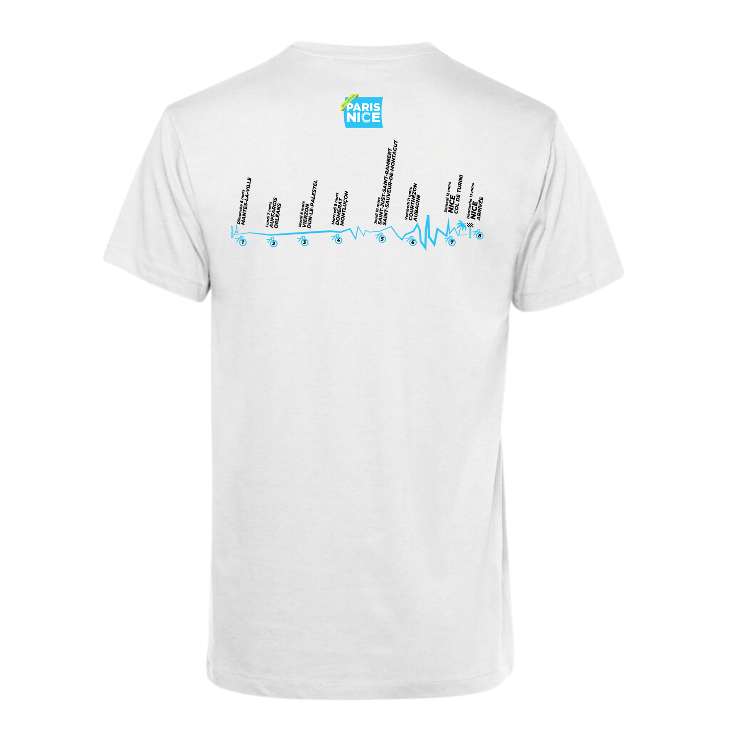 T-shirt Paris Nice Parcours 2022