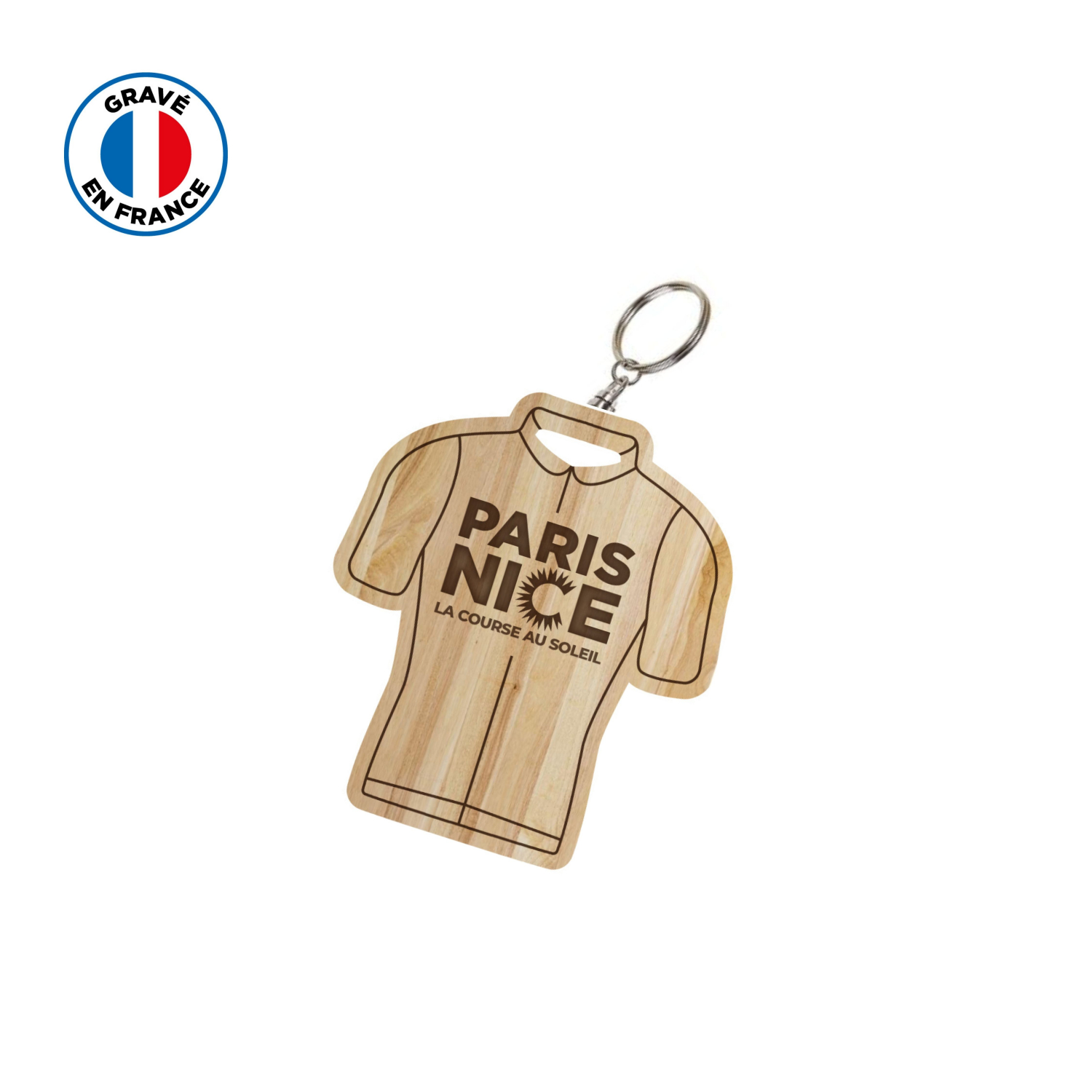 Porte-clés Paris Nice "Maillot"  Bois
