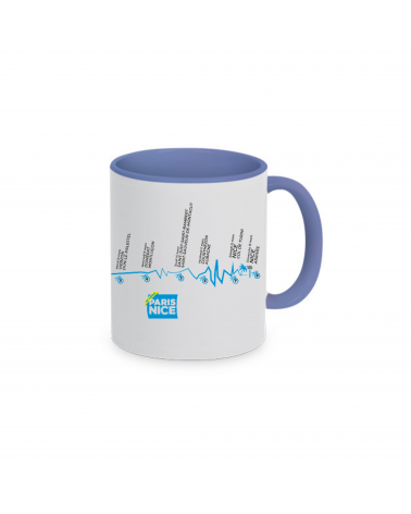 Mug Paris Nice Parcours 2022 Bleu