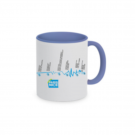 Mug Paris Nice Parcours 2022 Bleu