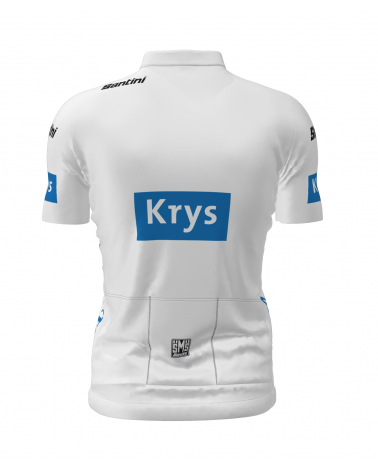 Maillot Cyclisme du meilleur jeune coureur du Tour de France Blanc Homme