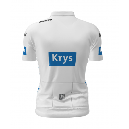Maillot Cyclisme du meilleur jeune coureur du Tour de France Blanc Homme