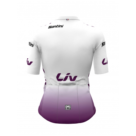 Maillot Cyclisme de meilleur jeune du Tour de France Femme avec Zwift