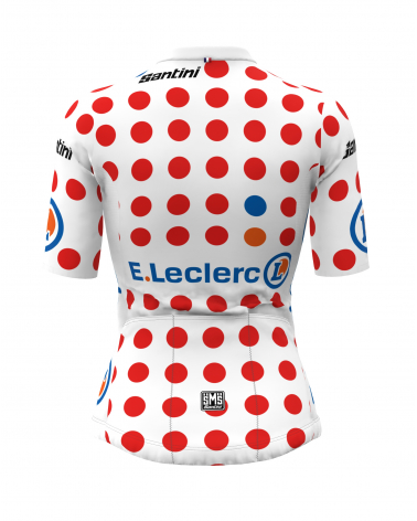 Maillot Cyclisme de leader Meilleure Grimpeuse Tour de France Pois Femme avec Zwift