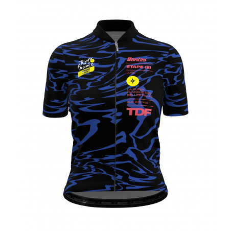 Maillot cyclisme féminin 'Planche des belles filles' - Tour de France Femme avec Zwift Official