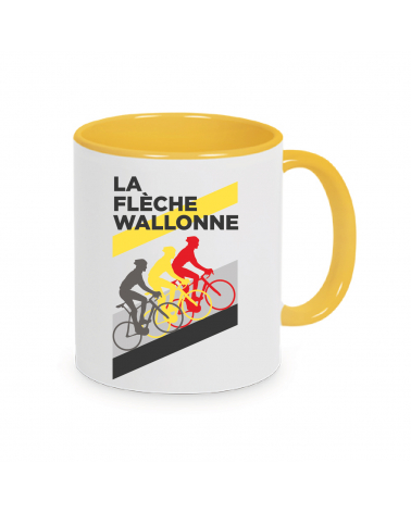 Mug Flèche Wallone Plein Jaune