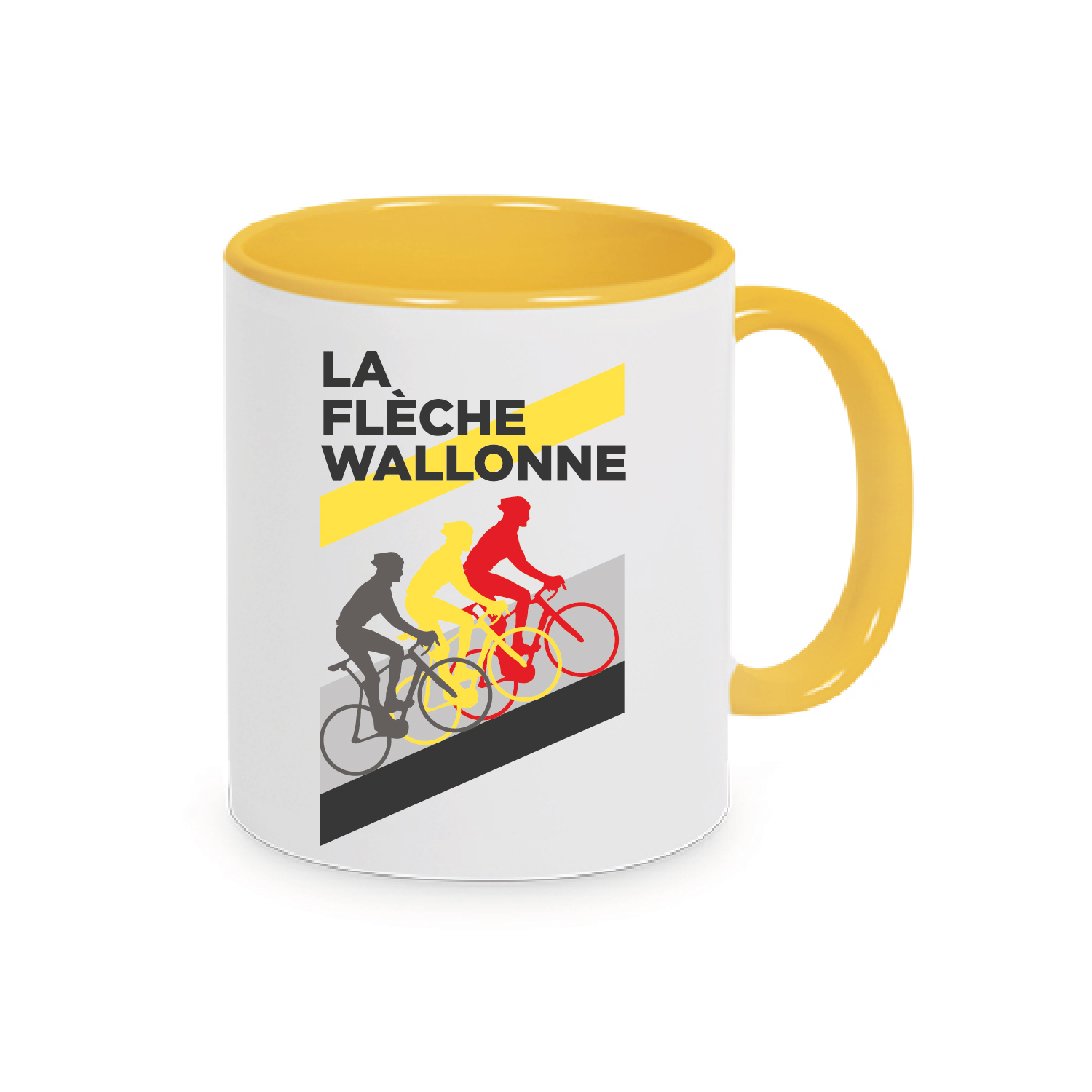Mug Flèche Wallone Plein Jaune