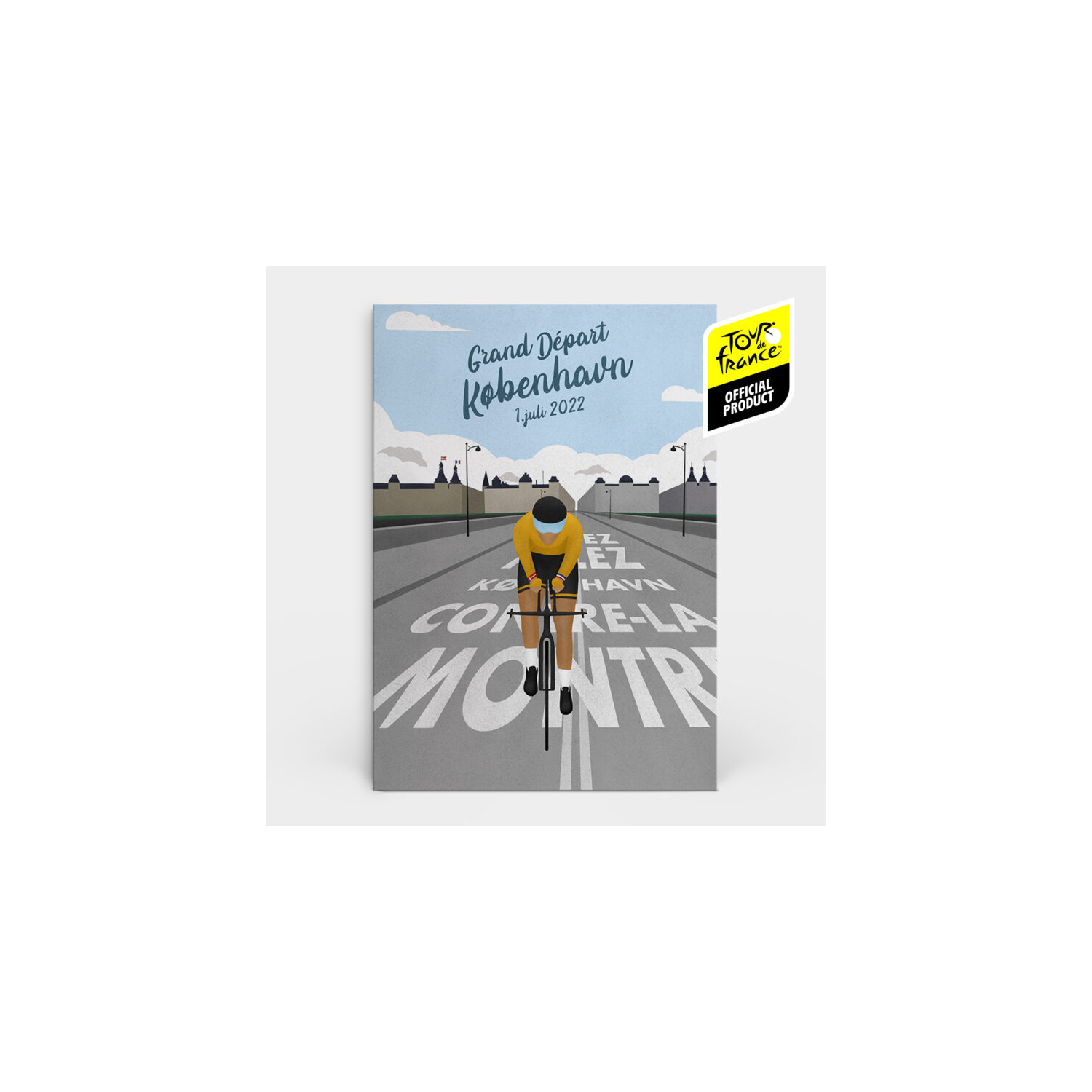 Poster Tour de France " Affiche Grand Départ Coepnhague 2022"