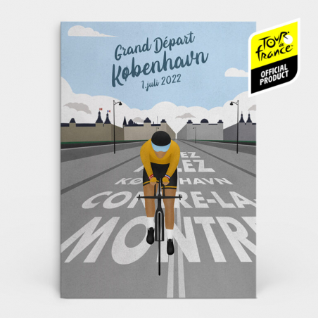 Poster Tour de France " Affiche Grand Départ Coepnhague 2022"