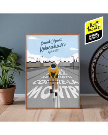 Poster Tour de France " Affiche Grand Départ Coepnhague 2022"