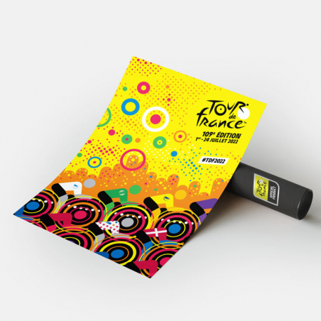 Poster Tour de France " Affiche 2022"