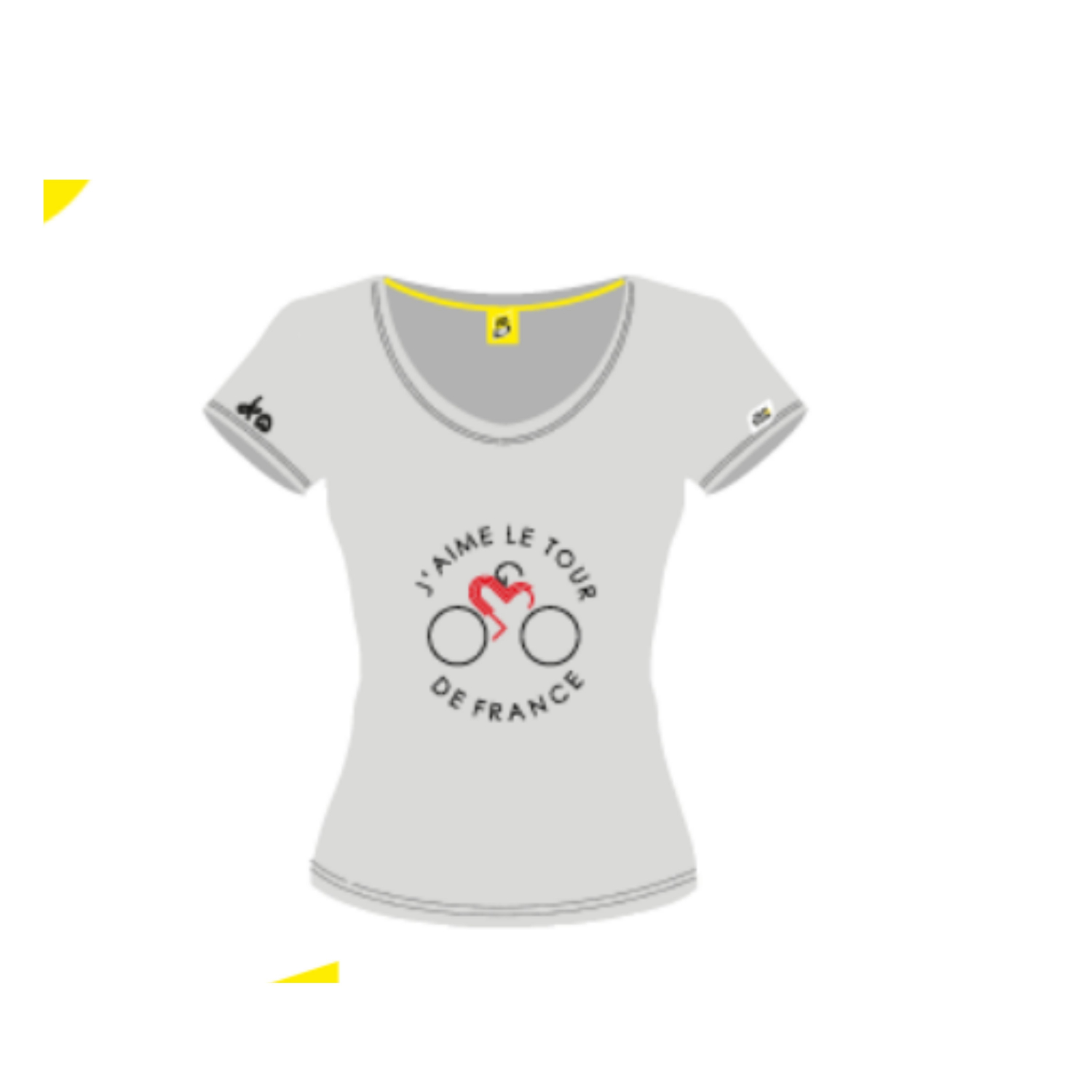 T-shirt Tour de France Graphique J'aime le Tour Femme