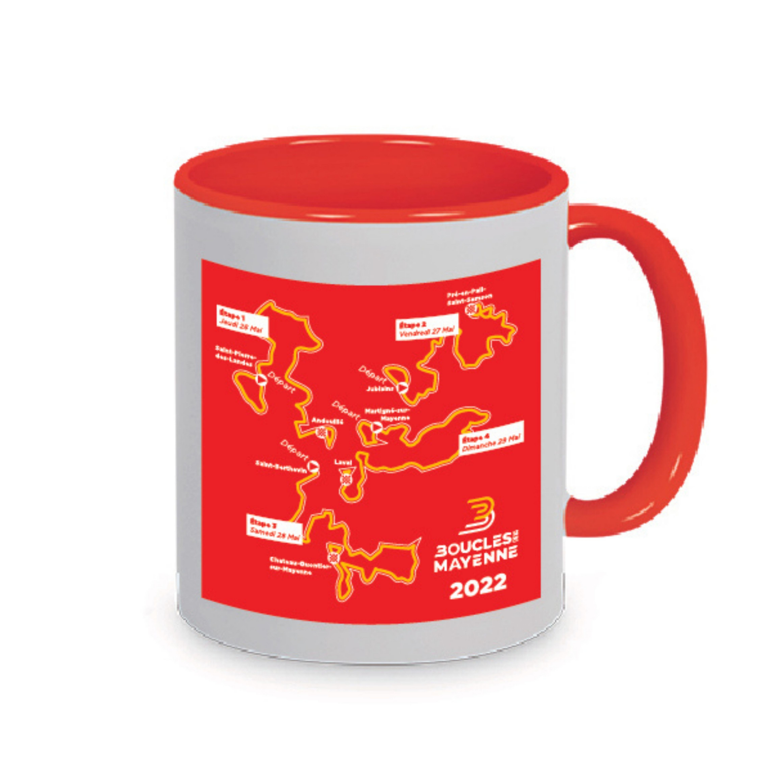 Mug Boucles de la Mayenne " Parcours 2022"
