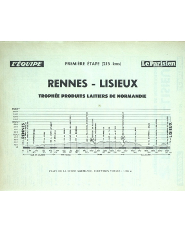 Tour de France 1964 - Livre de route officiel / Official roadbook