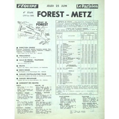 Tour de France 1964 - Livre de route officiel / Official roadbook