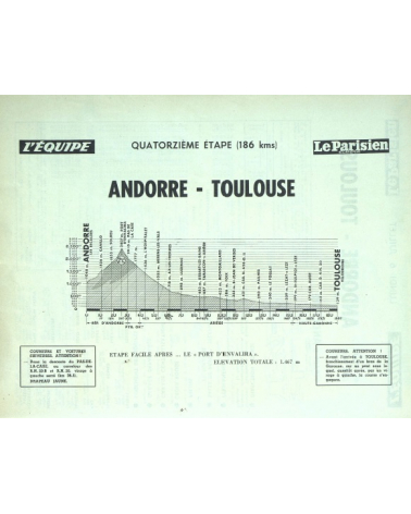 Tour de France 1964 - Livre de route officiel / Official roadbook