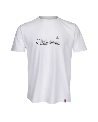 T-shirt Mondial de l'Auto PARIS IS ON Mixte BLANC