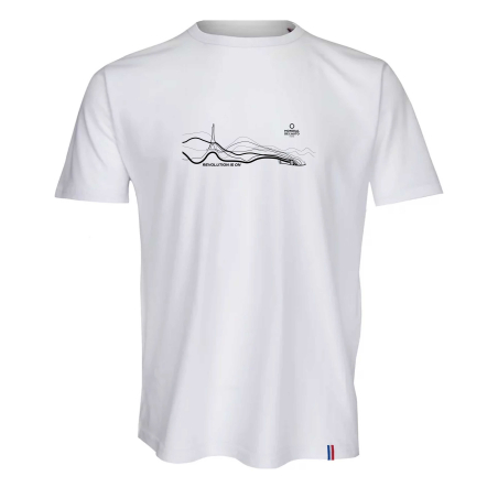 T-shirt Mondial de l'Auto PARIS IS ON Mixte BLANC