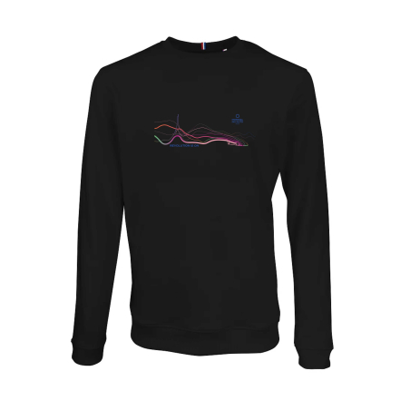 Sweat Mondial de l'Auto PARIS IS ON Mixte NOIR